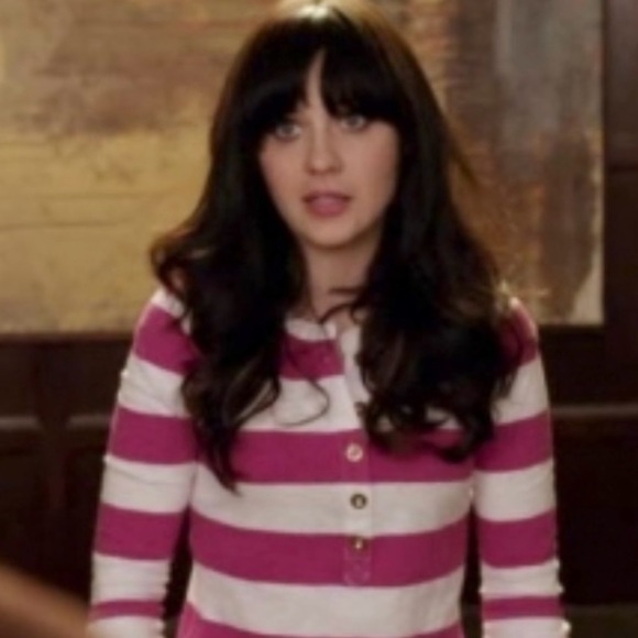 J. CREW Ringspun Wide Rugby Stripe Pink and White 3/4 Sleeve Henley Tee - Picture 2 of 11